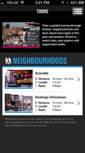 The Visible City iPhone App