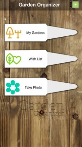 Garden Organizer iPhone App