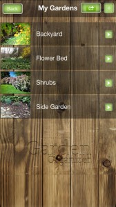 Garden Organizer iPhone App