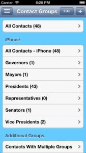 A2Z Contacts iPhone App