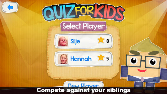 iPhone quiz game for kids