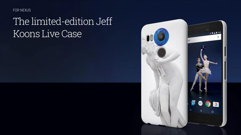 Android: Act Now and Get a Limited Edition Jeff Koons Live Case For Nexus