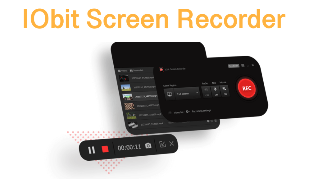 The Best Way to Record Your Screen - IObit Screen Recorder