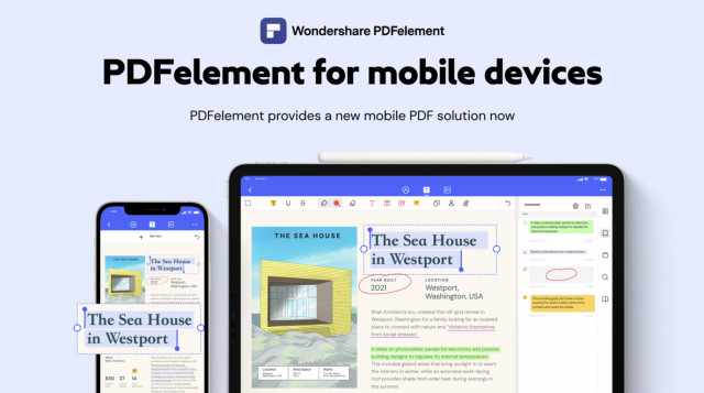 PDFelement, Edit PDF Files on Your iPhone Easily